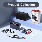 cheap Vehicle Repair Tools-N33 Multi-function Spark Starter With Integrated Air-charging Pump for Automobile Emergency Starting Power Supply