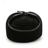 billiga Baseballkeps herr-Herr Vintermössa Öronlappshatt Vinter hattar Vinter varm mössa Vinter baseballkeps med öronlappar Svart Grå Polyester Mode Modernt Modernt Dagliga kläder Datum Enfärgad / vanlig färg Håller värmen