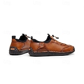preiswerte Stiefeletten-Braune, handgefertigte Freizeitschuhe für Herren mit weicher Gummisohle und elastischem Kordelzug, bequeme Outdoor-Fahrschuhe für Reisen und den Alltag