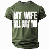 Tricou amuzant cu soțul meu, soția mea te va îngropa, tricou pentru bărbați, idee de cadou sarcastic cu umor de căsătorie pentru soț, tată, iubit ieftine Tricouri amuzante pentru bărbați-Tricou amuzant cu soțul meu, soția mea te va îngropa, tricou pentru bărbați, idee de cadou sarcastic cu umor de căsătorie pentru soț, tată, iubit