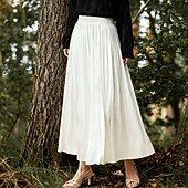 voordelige Bodems-Retro vintage Middeleeuws Rok Kostuum Dames Maskerade Casual / Dagelijks Volwassenen Rok