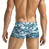 economico Costumi da bagno &amp; Pantaloni da surf-Per uomo Costume da bagno Costume da Bagno Pantaloni da bagno Mimetico Coulisse Elastico Traspirante Pantaloni Surf Bikini Immersione Estate