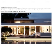 halpa Kytke nauhavalot-10 tuumaa 12m 15m Joustavat LED-valonauhat 320 LEDit COB 8mm 1kpl Lämmin valkoinen Valkoinen Nettovalkoinen LED-nauhat Vedenkestävä 24 V