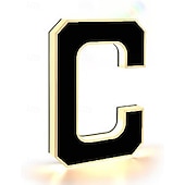 olcso Dekoratív fények-megvilágított házszámok kültérre, vízálló megvilágított címtábla, 12 V-os modern LED-es háttérvilágítású házszám otthonra, garázsba, üzletbe