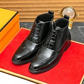 billiga Klädskor-Herrskor i svart och vitt med wingtip-mönster i oxford-modell, tvåfärgade formella klänningar för Gatsby-fester, scenframträdanden och kontorskläder