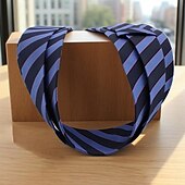 economico Cravatte e papillon da uomo-Per uomo Cravatte Classico Strisce e Quadri Serata Formale Data Festa &amp; Sera Festival