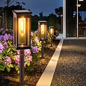 cheap Ground Lights-Solar Pathway Lights Waterproof, Solar Outdoor Lights,Auto-on/Off Pathway Light Solar Powered for Garden Lawn Patio Decoration