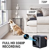 cheap Indoor IP Network Cameras-1080P Spy Camera WiFi Camera Hidden Home Security Nanny Cam with Phone App Control Mini Small Cam Night Vision Motion Detection Video Recording