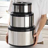 economico Set da Cucina-Contenitore termico per alimenti in acciaio inossidabile da 3 pezzi, contenitore termico portatile a prova di perdite per zuppa da viaggio, campeggio all&#039;aperto, bianco