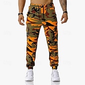 economico Pantaloni da Corsa &amp; Collant-Per uomo Pantaloni della tuta con risvolto Pantaloni Cargo pantaloni sportivi Coulisse con tasche Vita Alta Pantaloni Palestra Athleisure Allenamento Primavera Autunno Elastico Palestra Allenamento