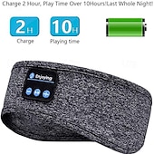 お買い得  装飾ライト-睡眠用ヘッドフォン ワイヤレス、Bluetooth スポーツ ヘッドバンド ヘッドフォン、超薄型 HD ステレオ スピーカー付き、睡眠、ワークアウト、ジョギング、ヨガ、不眠症、飛行機旅行に最適
