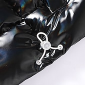 economico Gilet Puffer da Uomo-Per uomo Gilet imbottito Gilet Vacanza Quotidiano Data Moda Casual Autunno Inverno Tasca Poliestere Caldo Confortevole Tinta unica Cerniera Collo alla coreana Vestibilità regolare Nero Bianco Caffè