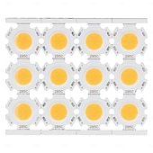 preiswerte LED-Kolbenlichter-5 Stück 10 Stück COB-LED-Lichtchipperlen, leuchtende Oberfläche 11 mm, 3/5/7/10 W, 260 mA, DIY-Energiesparlampe für Scheinwerfer, Flutlicht, Packung mit warmweißem/weißem/natürlichem Licht