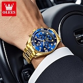 Χαμηλού Κόστους Μηχανικά Ρολόγια-Το Νέο Ρολόι Επιχειρηματικού Στυλ Olevs Με Λαμπερό Συνεχές Ημερολόγιο Αυτόματο Μηχανικό Ρολόι Μόδα Και Καθημερινό Αδιάβροχο Φάντασμα Ανδρικό Σπορ Ρολόι