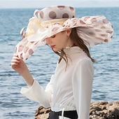 economico Cappelli da Festa-Cappello Kentucky in organza  Fascinator  Cappelli con fiore 1pc Matrimonio  Occasione speciale  Copricapo casual per impressionare Dress Day