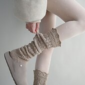 abordables Chaussettes-Femmes Bas Extérieur Bloc de Couleur Polyester Vacances Occasionnel Élastique Chaud 1 Paire