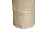 preiswerte Herrenhemd zum Knöpfen-Herren Hemd Sommerhemd Freizeithemd Strandhemd Knopfhemd Schwarz Weiß Kaki Langarm Einfach Revers Urlaub Hawaiianisch Knöpfe Bekleidung Mode Lässig Bequem