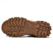 お買い得  ハイキングブーツ-通気性のあるメッシュパネルと頑丈なソールを備えたメンズライトブラウンのタクティカルコンバットブーツ。ハイキング、ハンティング、サバイバルトレーニングに最適な耐久性のあるミリタリースタイルのフットウェア。