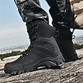 taktiska stridsstövlar för män i kamouflage med vattentätt tyg och halkfri sula, militärstil för friluftsliv, camping och överlevnadsträning billiga Kängor-taktiska stridsstövlar för män i kamouflage med vattentätt tyg och halkfri sula, militärstil för friluftsliv, camping och överlevnadsträning
