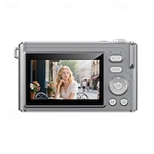 halpa Digitaalikamera-Uusi 4k fhd -digikamera 64 gigatavun muistikortilla vuodelta 2025, kompakti, pieni ja edullinen ladattava valokuvauskamera, 64 megapikselin automaattitarkennuskamera, erittäin sopiva aloitteleville