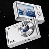 ieftine Aparate video-Cameră digitală HD 4K pentru studenți cu un ecran IPS de 2.8 inci pentru fotografii și videoclipuri portabile design elegant. Cadou de Ziua Îndrăgostiților