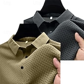 cheap Men&#039;s Classic Polo-2PCS Men&#039;s Polo Shirts Golf Shirt Casual Holiday Classic Short Sleeve Fashion Basic Plain 2 Piece Multi-pack Summer All Seasons Regular Fit