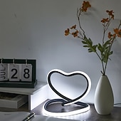 Недорогие Настольные лампы-Настольная лампа / лампа для чтения / прикроватная лампа, регулируемая, современная, в скандинавском стиле, с питанием от постоянного тока и USB, для спальни / кабинета / офиса, металлический /