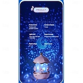 economico Luci Notturne per Bambini-Proiettore Notturno Carousel Bunny 12 Film Musica e Altoparlante Bluetooth Proiettore di Stelle Rotante a 360° per Camera dei Bambini Lampada Nursery Ricaricabile Regalo di San Valentino per Bambine