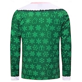 economico Magliette-Natale T-shirt Elfo Grafico Originale Divertente per Per uomo Adulti Stampa 3D  per Natale Carnevale Capodanno Feste