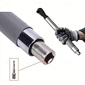 olcso Járműszolgáltatás-6 az 1-ben eltolt hosszabbítókulcs, elektromos racsnis kulcs levehető adapterrel, kompatibilis 1/2", 1/4" és 3/8" dugókulcsokkal, akkus ütvecsavarozó hosszabbító rúd autószerelő szerszámokhoz