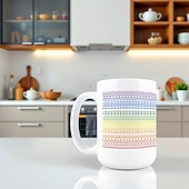 economico Tazze e tazzine-Tazza da caffè con messaggio nascosto - Tazza FDT, Tazza da caffè in ceramica da 15 once con messaggio segreto, Regali divertenti per i democratici, Regalo scherzoso liberale, Merchandising