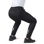 preiswerte Fahrradhosen Herren-Arsuxeo Herren Fahrradhose Fahrradhosen Fahhrad Hosen Unterteile Formpassend Winter Mountainbike MTB Straßenradsport Sport Winddicht Warm Reflektierende Besätze / Fluoreszenz Elastisch Schwarz