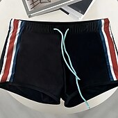 economico Costumi da bagno &amp; Pantaloni da surf-Per uomo Costume da bagno Costume da Bagno Pantaloni da bagno A righe Coulisse Elastico Traspirante Pantaloni Surf Bikini Immersione Estate