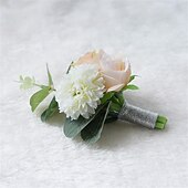 economico Bouquet da Sposa-Fiori da polso da sposa Fiore all'occhiello Matrimonio / Evento / Festa Tessuti Floreale
