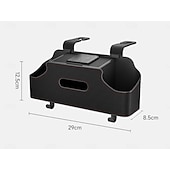 cheap Vehicle Service-3-in-1 Car Backseat Organizer with Tissue Box &amp; Cup Holder Multifunctional Storage Bag for Vehicle Seat, Keep Your Car Neat and Tidy