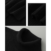 preiswerte Wollpullover für Herren-Hochwertiger Herren-Rollkragenpullover aus reiner Wolle und Kaschmir, klassischer Strickpullover, weich, warm und atmungsaktiv