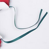 abordables Disfraz para Mascotas-Lindo conjunto navideño para mini mascotas: capa blanca con ribete de piel y mangas a cuadros. &amp;Accesorio de estrella para hámsteres &amp;animales pequeños