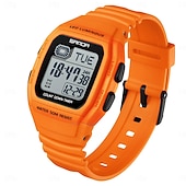 cheap Digital Watches-SANDA Gift for Women Men Digital Watch Large Dial Outdoor Sports Casual Luminous Calendar Date Waterproof Silicone Watch