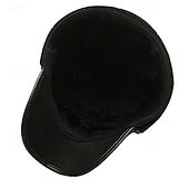 billiga Baseballkeps herr-Herr Vintermössa Öronlappshatt Vinter hattar Vinter varm mössa Vinter baseballkeps med öronlappar Svart Grå Polyester Mode Modernt Modernt Dagliga kläder Datum Enfärgad / vanlig färg Håller värmen