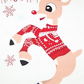 お買い得  子供のクリスマスパジャマ-ファミリールック クリスマス クリスマスファミリーパジャマ パジャマ ファミリーセット グラフィック しか 家 プリント ルビーレッド 長袖 日常 マッチング衣装