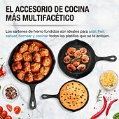 cheap Kitchen Set-4-piece Cast Iron Cookware Set -10 Inch 8-inch 6-inch Flat Bottomed Pans with Excellent Insulation Performance Suitable for Indoor and Outdoor Cooking Frying Pans Heavy-duty Professional Restaura