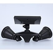 Недорогие Наземные огни-Уличные солнечные светильники с функцией движения, солнечные прожекторы, режим постоянного включения или с датчиком движения, охранное освещение от заката до рассвета, ландшафтные прожекторы для