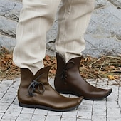 levne obuv-Retro Středověké Renesanční Boty Maškarní kostým Pánské Keltské Pirát předvečer Všech svatých Karneval Plesová maškaráda Plesová maškaráda Párty a večer Dospělé Boty