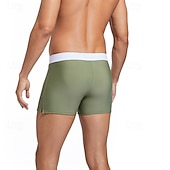 ieftine Costume de baie și pantaloni scurți de plajă-Bărbați Pantaloni Scurți de Înot Boxeri înot Costume de baie pentru costume de baie Mată Buzunar cu Fermoar Elastic Respirabil Pantaloni Surfing Bikini Scufundare Vară