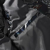 economico Gilet Puffer da Uomo-Per uomo Gilet imbottito Gilet Vacanza Quotidiano Data Moda Casual Autunno Inverno Tasca Poliestere Caldo Confortevole Tinta unica Cerniera Collo alla coreana Vestibilità regolare Nero Bianco Caffè