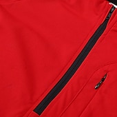 billiga Löpar-T-shirts och linnen-Herr Solid färg T-shirt för jogging Gymtröja Sport topp Höst vinter Huva Långärmad Fritids- Mjuk Andningsfunktion Gym Camping Löpning Träna Yoga Svart Vit Röd Sportkläder Sportkläder