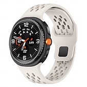 Χαμηλού Κόστους Ζώνες ρολογιών Samsung-Παρακολουθήστε το συγκρότημα για Samsung Galaxy Ρολόι 8 40/44mm Ρολόι 8 Classic 46mm σιλικόνη Αντικατάσταση Λουρί Αδιάβροχη Ρυθμιζόμενο Γυναίκες άνδρες Αθλητικό Μπρασελέ Μοντέρνο Κούμπωμα Περικάρπιο