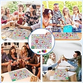 voordelige Geschenken-drinkbordspellen voor volwassenen, rubberen mat drinkbordspel, grappige interactieve drinkspellen voor feestjes, spelletjesavonden, verjaardagen, familiespel of andere gelegenheden