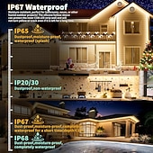 halpa Kytke nauhavalot-10 tuumaa 12m 15m Joustavat LED-valonauhat 320 LEDit COB 8mm 1kpl Lämmin valkoinen Valkoinen Nettovalkoinen LED-nauhat Vedenkestävä 24 V