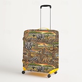 cheap Home Wear &amp; Home Slippers-Art Style Printed Luggage Cover Stretch Suitcase Protector Elastic Travel Baggage Cover